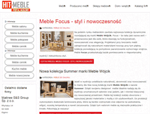 Tablet Screenshot of hit-meble.com.pl